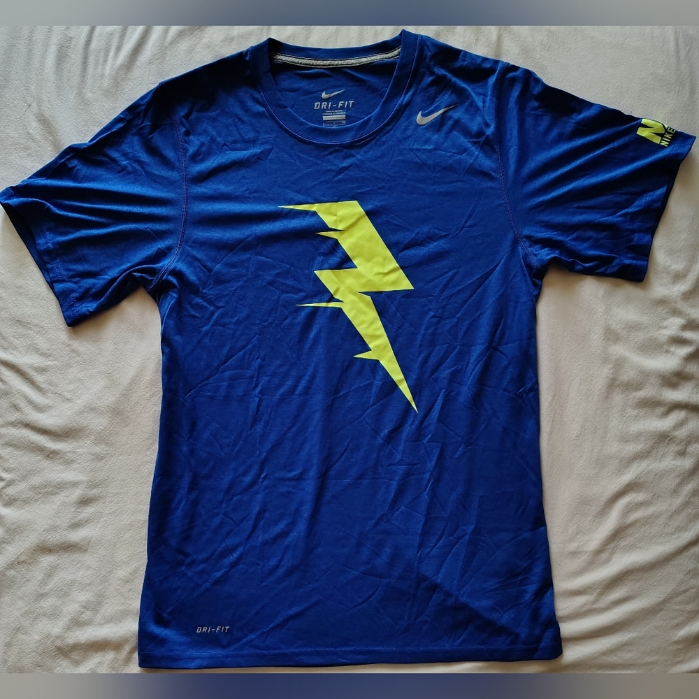 Nike Blue Dri-FIT Cross Country NXR Nike XC 2015 Men's Shirt Size Small